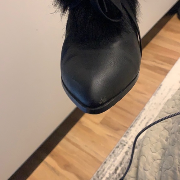 Penny Loves Kenny Black fur boots - Picture 13 of 15